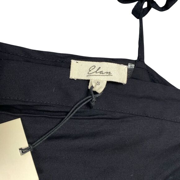 Elan Deep Black V-Neck Cover-Up Maxi Dress Women Size Small MSRP: $74 - Picture 6 of 16